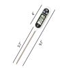 1pc; -58FÃ‚Â°~572FÃ‚Â°; 304 Food Grade Stainless Steel; Probe Type Electronic Thermometer