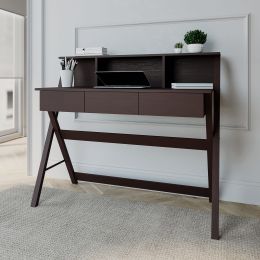 Techni Mobili Writing Desk with Storage; Wenge