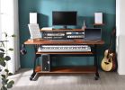 Willow Music Desk; Cherry &amp; Black Finish OF00990