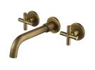 Wall-mounted bathroom faucet