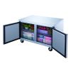 2 Door Commercial Undercounter Refrigerator made by stainless steel 48.125 in. W 12.2 cu.ft.