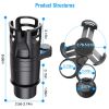 4 In 1 Car Cup Holder Expander Adapter Multifunctional Water Cup Mount Stand 360Â¬âˆž Rotating Drink Bottle Organizer with Adjustable Base