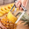 1pc Stainless Steel Pineapple Meat Extractor, Pineapple Knife, Pineapple Core Peeler For Home, Restaurant, Kitchen Utensils, 7.87"×3.94"×3.94"