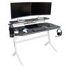 Techni Sport White Stryker Gaming Desk; White