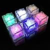 12pcs New Year Colorful Magic Glowing Ice Cubes; Which Can Be Used For Bathroom Water Play Toys; Birthday Party; Room Decoration; Home Decoration; Sce