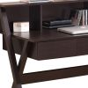 Techni Mobili Writing Desk with Storage; Wenge