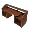 Annette Music Desk; Walnut &amp; Black Finish OF00994