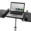 Techni Mobili Folding Table Laptop Cart; Graphite