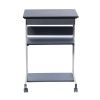 Techni Mobili Rolling Laptop Cart with Storage; Graphite