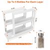 Swivel Cabinet Organizer Revolving Kitchen Rack Spice Organizer for Cabinet Condiment Holder Shelf