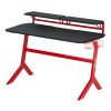 Techni Sport Red Stryker Gaming Desk; Red