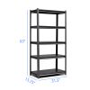 Heavy duty shelving made of high quality steel with reinforced structure