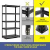 Heavy duty shelving made of high quality steel with reinforced structure